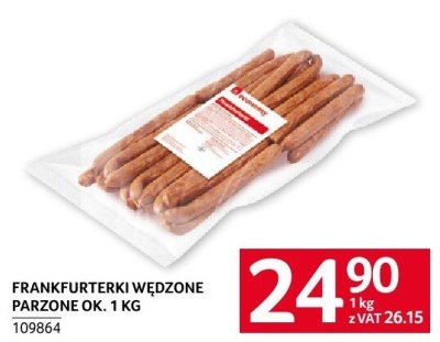 Frankfurterki wędzone parzone ok. 1 kg economy promocja w Selgros