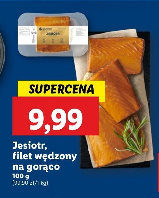 Jesiotr wędzony filet Nautica schwartz promocja