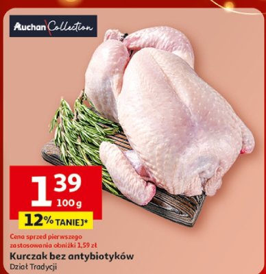 Kurczak bez antybiotyków Dział Tradycji promocja w Auchan