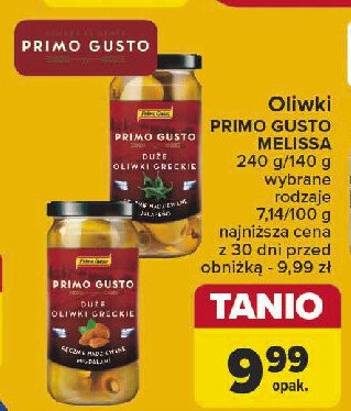Oliwki zielone z migdałami Melissa primo gusto promocja