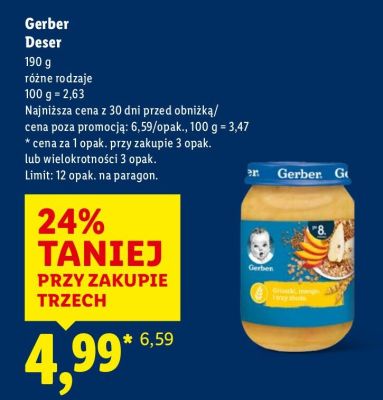 Deser różne rodzaje promocja w Lidl