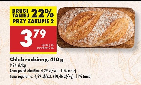 Chleb rodzinny promocja w Biedronka