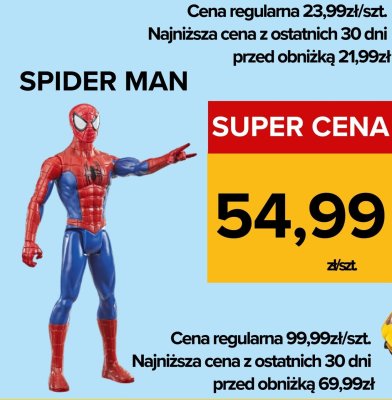 Figurka Spider Man promocja w Supeco
