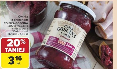 Ćwikła z chrzanem Polska Gościna promocja w Carrefour