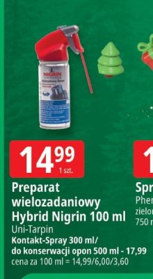 Preparat wielozadaniowy Hybrid Nigrin 100 ml promocja w Leclerc