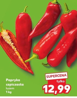 Papryka szpiczasta luzem promocja w Kaufland