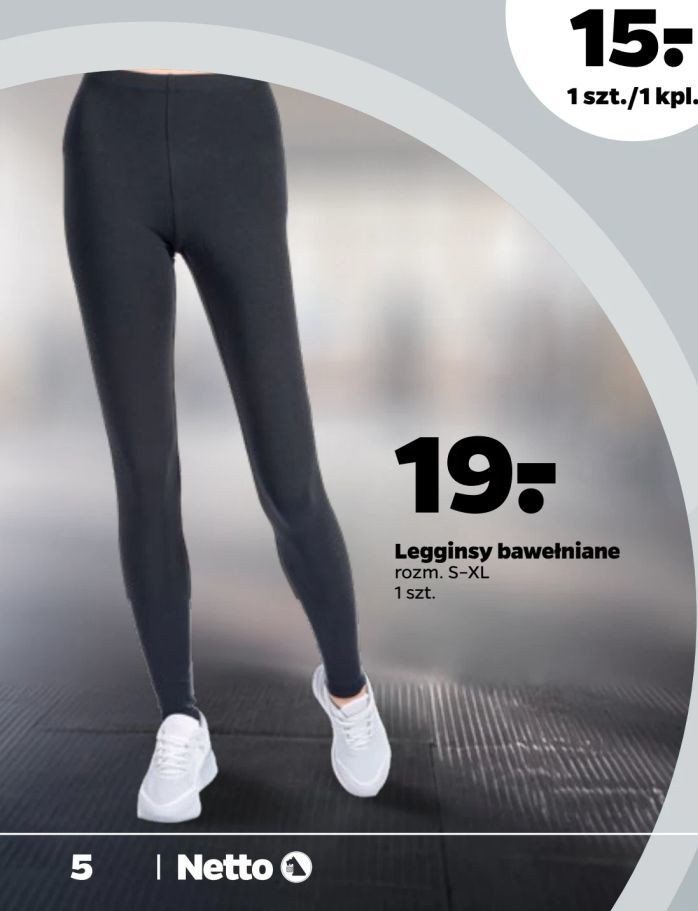 Legginsy damskie rozm. s-xl promocja w Netto