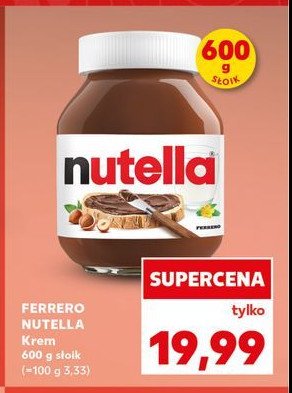 Nutella - krem czekoladowo-orzechowy promocja