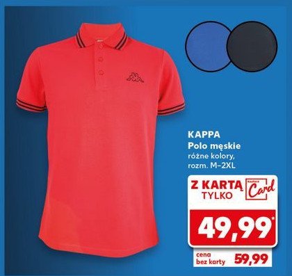 Polo męskie m-2xl Kappa promocja