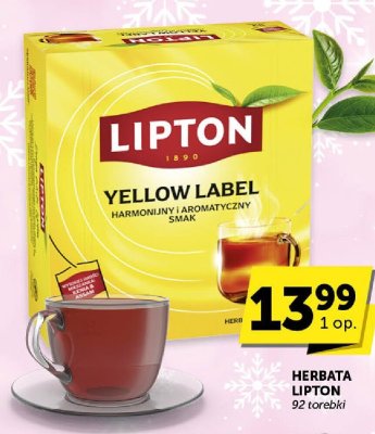 Herbata Lipton Yellow Label 92 torebki promocja w Euro Sklep