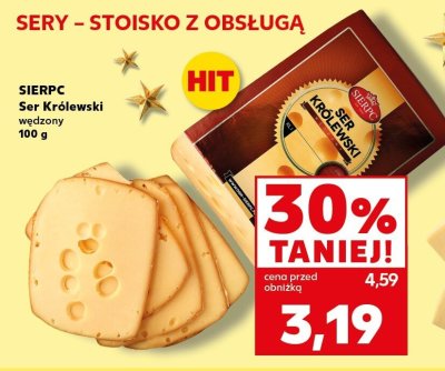 Ser Królewski wędzony promocja w Kaufland
