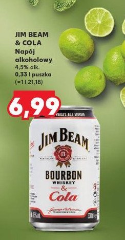 Drink Jim beam & cola promocja w Kaufland