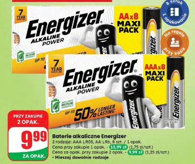 Baterie alkaliczne AA LR6 promocja w Dino