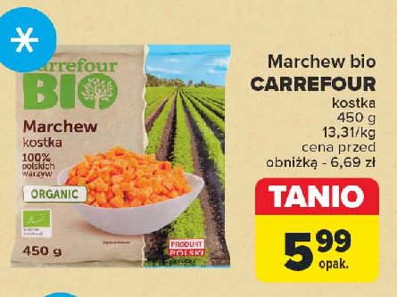 Marchew kostka Carrefour bio promocja