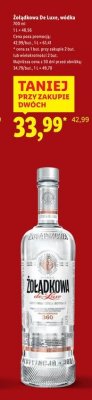 Wódka Żołądkowa De Luxe 700ml promocja w Lidl