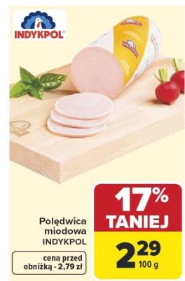Polędwica miodowa Indykpol promocja w Carrefour