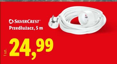 Przedłużacz 5 m promocja w Lidl