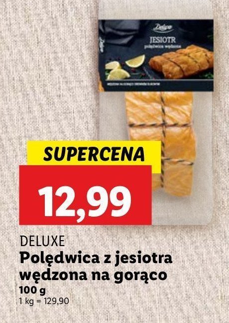 Jesiotr pol臋dwica w臋dzona Deluxe promocja