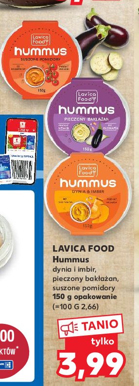 Hummus dynia i imbir promocja
