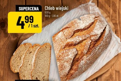 Chleb wiejski promocja w POLOmarket