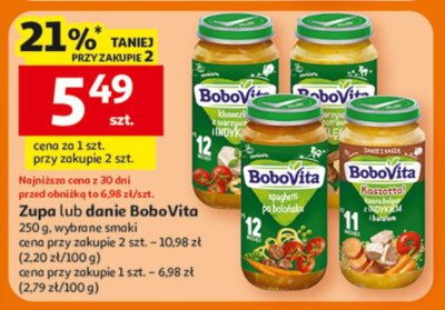 Zupa lub danie BoboVita promocja w Auchan