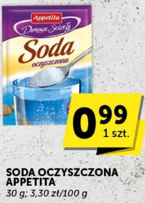 Soda oczyszczona Appetita promocja w Groszek