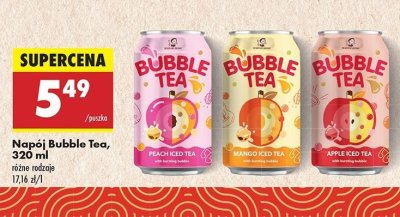 Nap贸j mango iced tea Madam hong bubble tea promocja