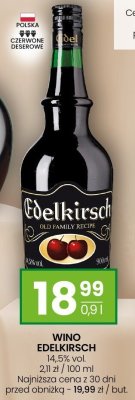 Wino Edelkirsch 14.5% promocja w Twój Market