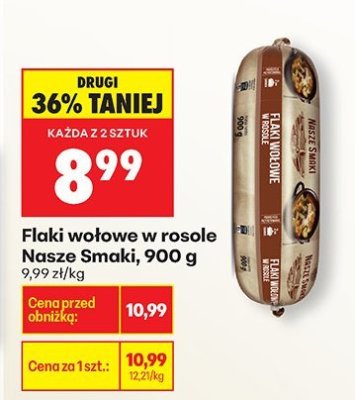 Flaki wołowe w rosole  promocja w Biedronka