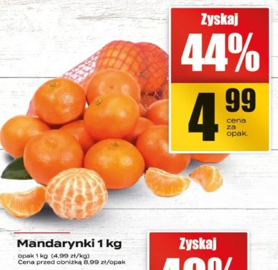 Mandarynki 1 kg promocja w Supeco