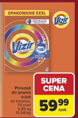 Proszek do prania VIZIR do kolorów promocja w Carrefour