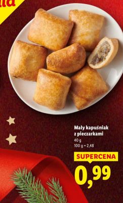 Mały kapuśniak z pieczarkami promocja w Lidl