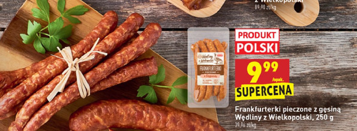 Frankfurterki pieczone z g臋sin膮 promocja