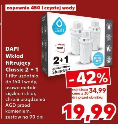 Wkład filtrujący Classic 2 + 1  promocja w Kaufland