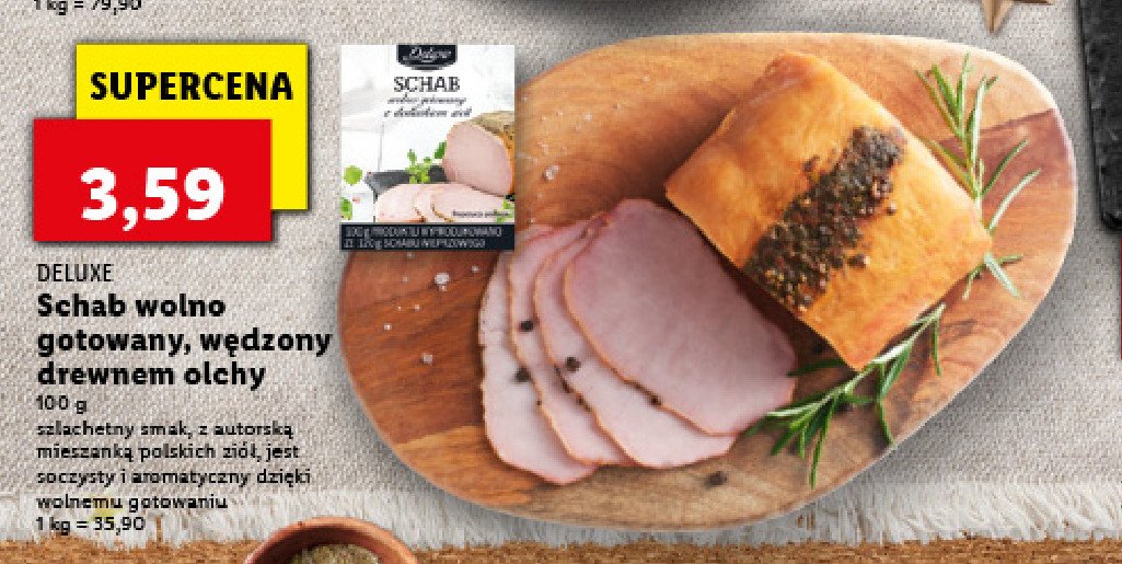 Schab wolno gotowany Deluxe promocja