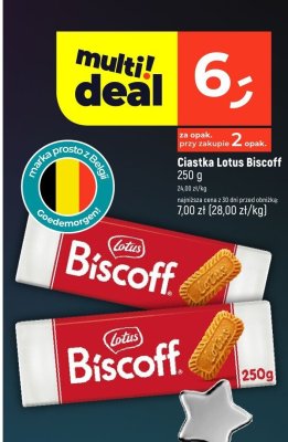 Ciastka Lotus Biscoff promocja w Dealz