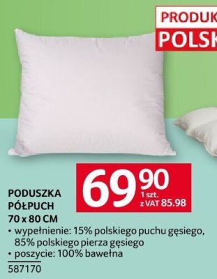 Poduszka półpuch promocja w Selgros