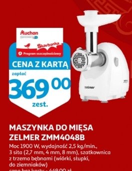 Maszynka do mięsa zmm4048b Zelmer promocja