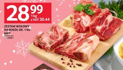 Zestaw wołowy na rosół ok. 1 kg promocja w Selgros