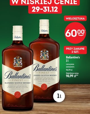 Whisky Ballantine's 1l promocja w Żabka