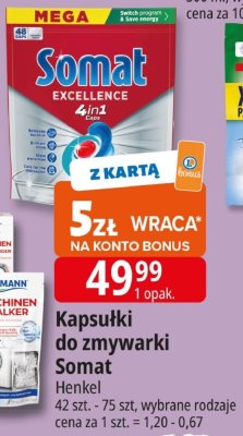 Kapsu艂ki do zmywarki lemon Fairy platinum promocja w Leclerc