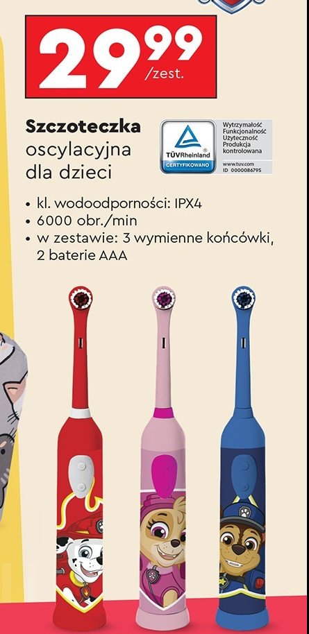 Szczoteczka soniczna dziecięca promocja w Biedronka