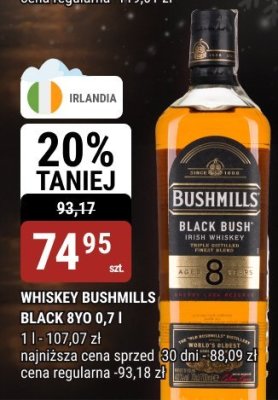 Whisky Bushmills Black Bush 8yo 0,7l promocja w bi1