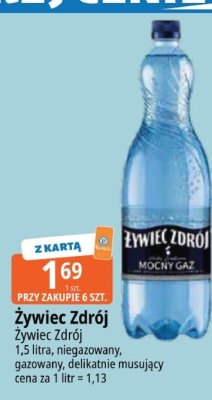 Napój Żywiec Zdrój promocja w Leclerc