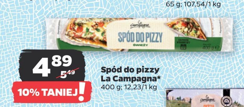 Spód do pizzy La campagna promocja