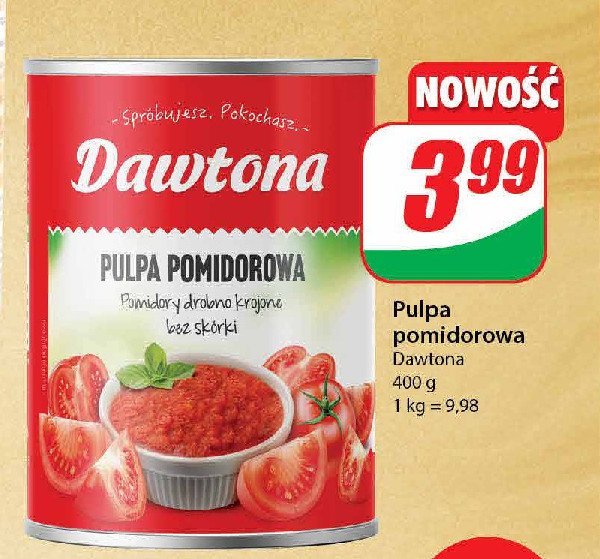 Pulpa pomidorowa Dawtona promocja