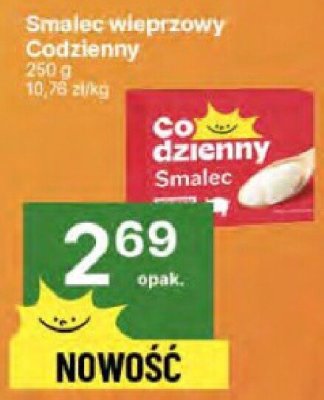 Smalec wieprzowy Codzienny promocja w Delikatesy Centrum