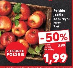 Jabłka promocja w Kaufland