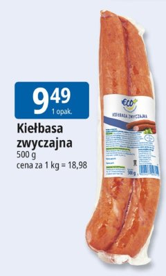 Kiełbasa zwyczajna Eco+ promocja w Leclerc