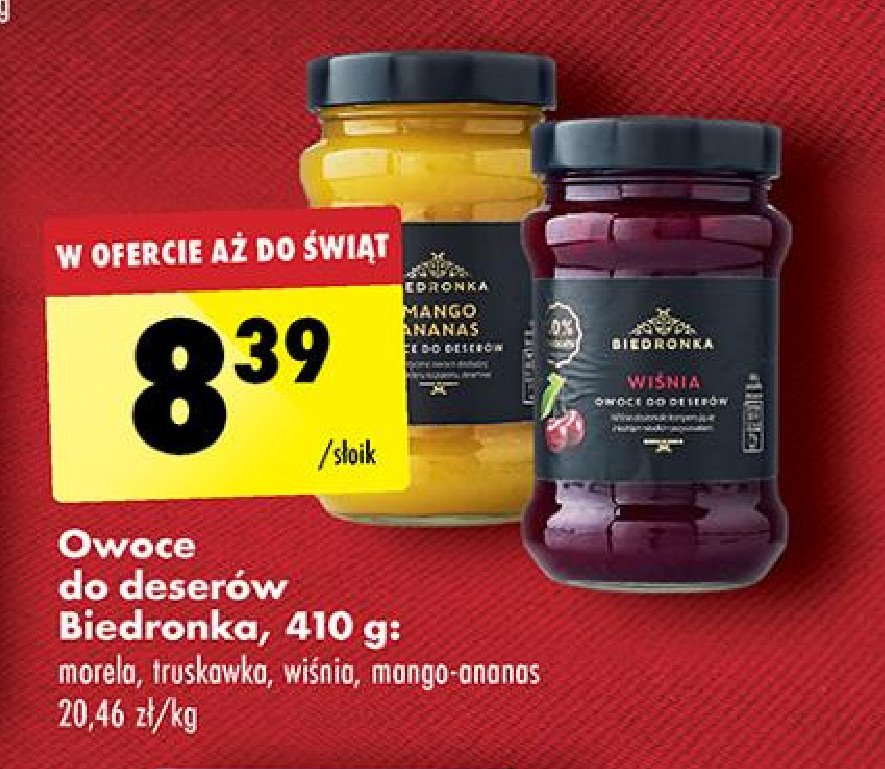 Mango-ananas Biedronka promocja w Biedronka